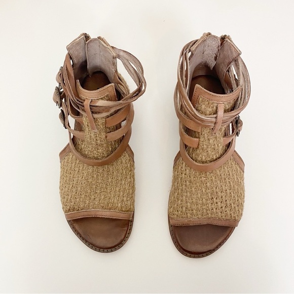 New! Roan by Bed Stu Gladiator Style Sandals in Pecan - Picture 2 of 6